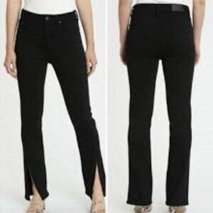 Pistola Women's Teagan High Rise Vented Straight Jeans - Dark Vinyl - 32 - NWT